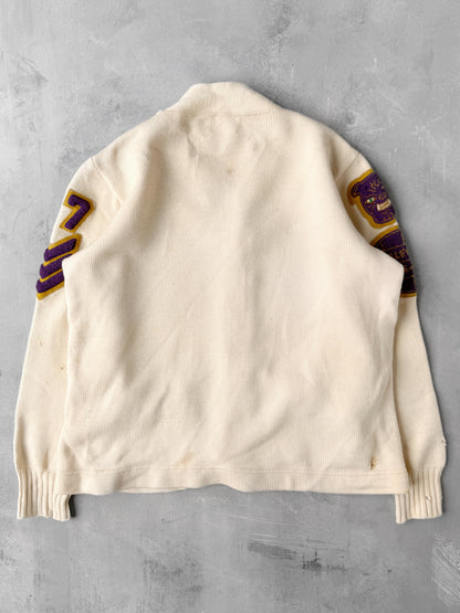 Varsity Cardigan 70's - Medium