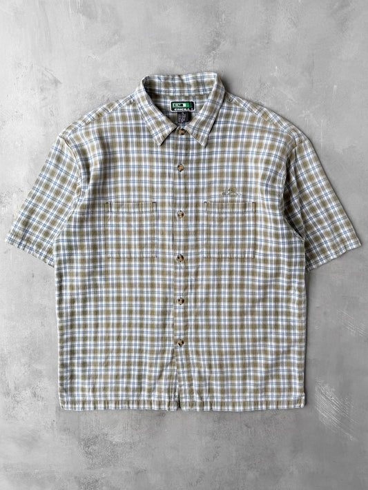 Woven Plaid Shirt Y2K - XL