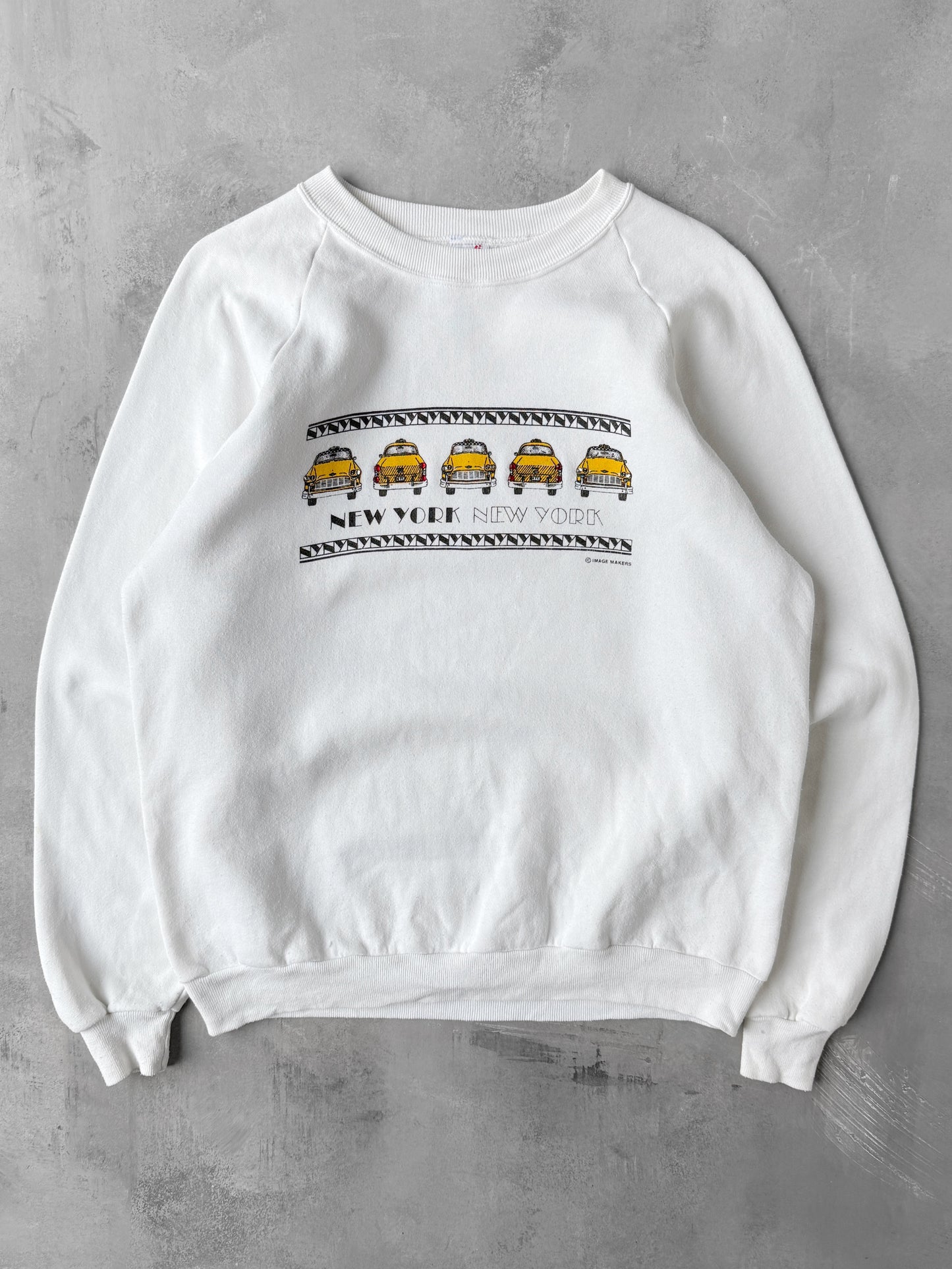 New York City Taxi Sweatshirt 80's - Large