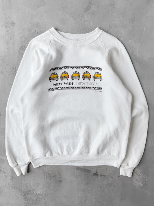 New York City Taxi Sweatshirt 80's - Large
