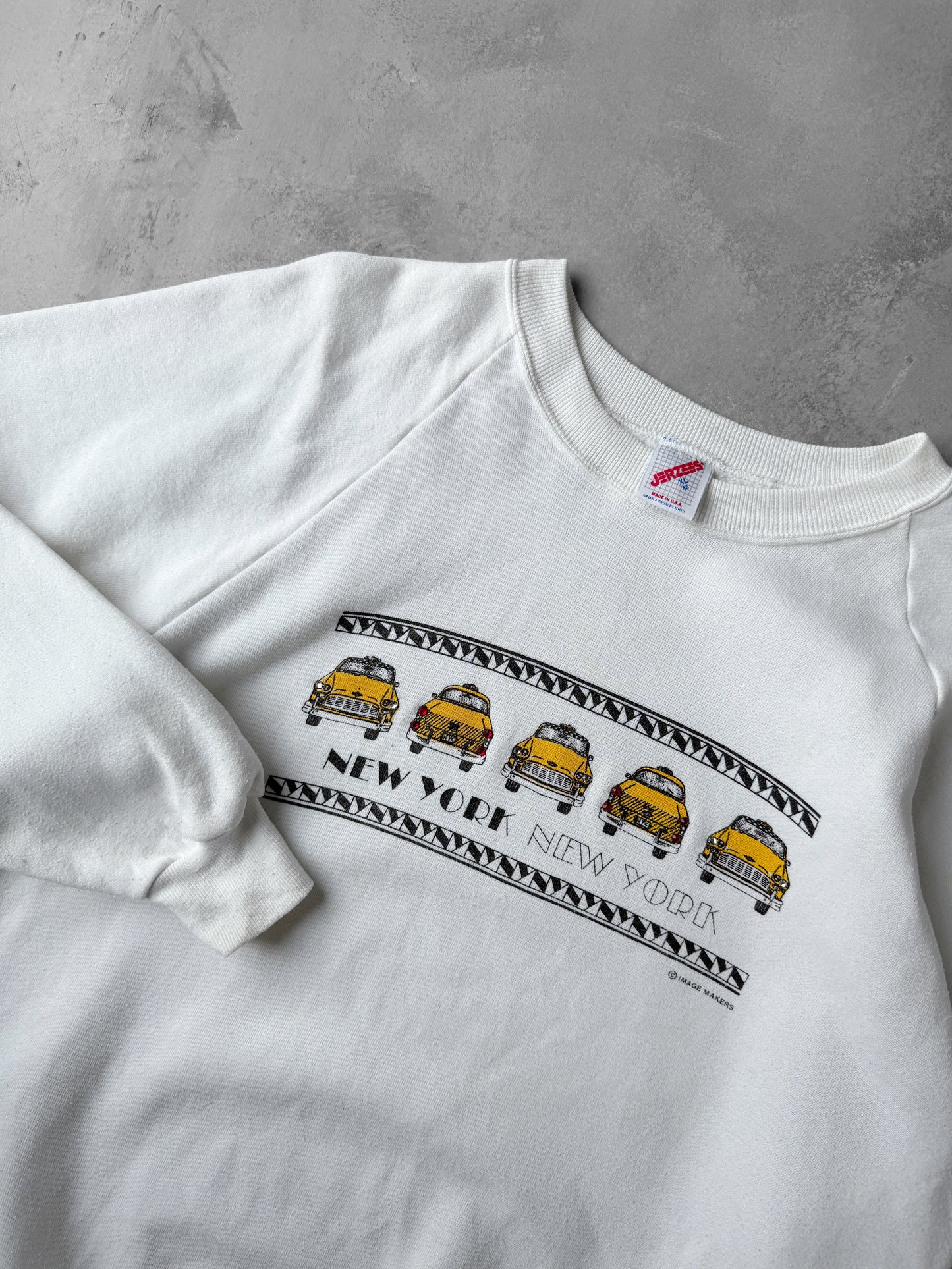 New York City Taxi Sweatshirt 80's - Large
