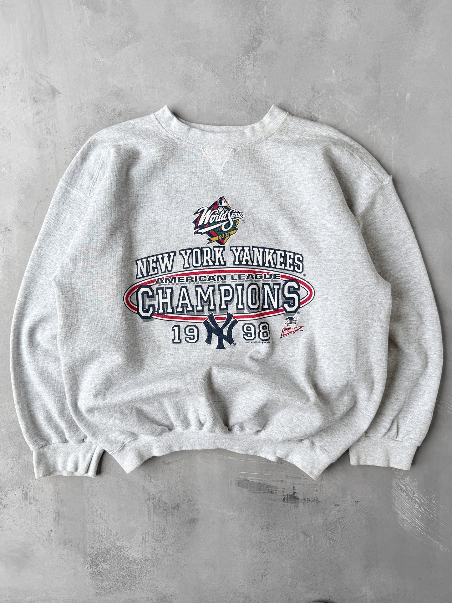 New York Yankees AL Champions Sweatshirt '98 - XL
