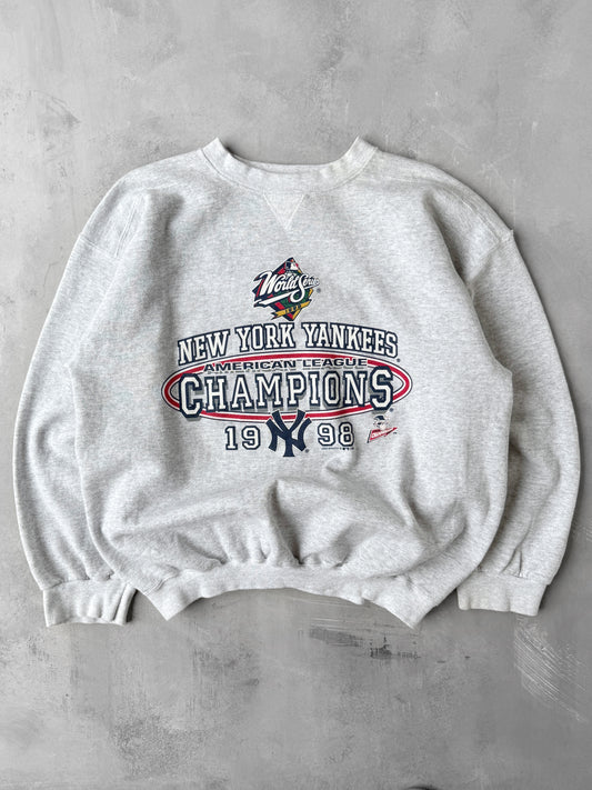 New York Yankees AL Champions Sweatshirt '98 - XL