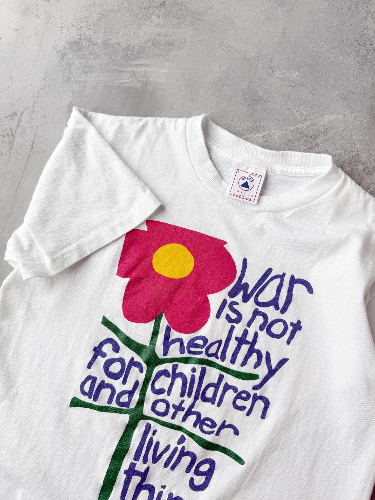 War Protest T-Shirt 90's - Youth Large