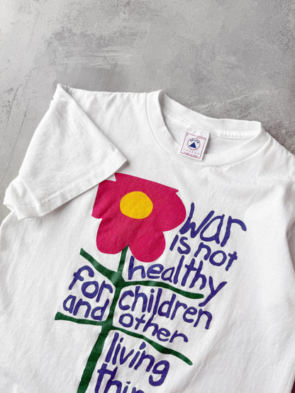 War Protest T-Shirt 90's - Youth Large