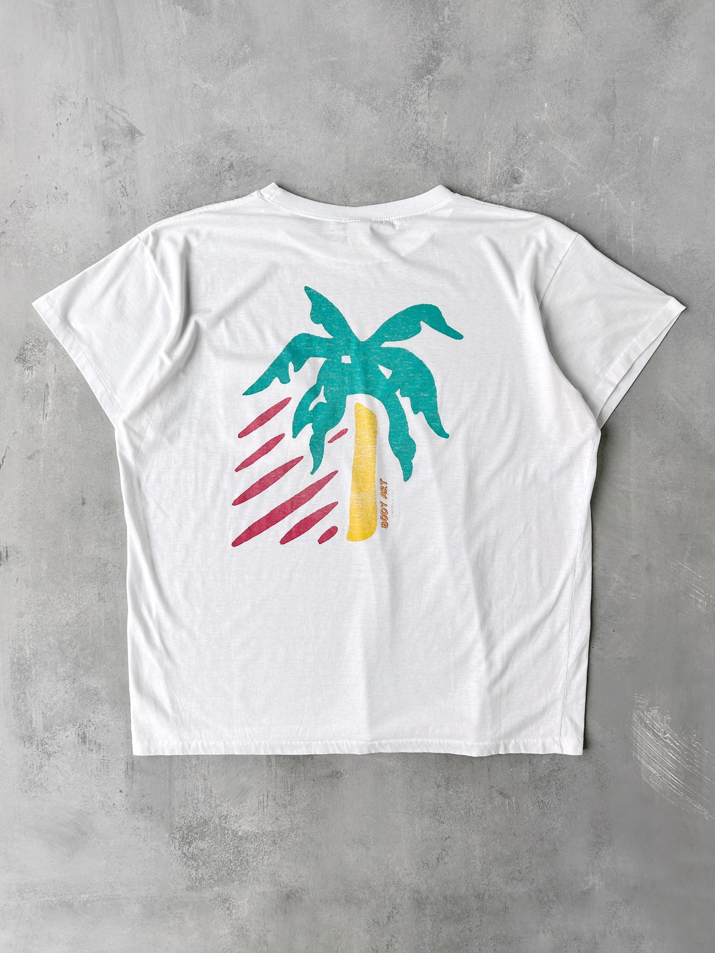 Palm Tree Pocket T-Shirt 90's - XL