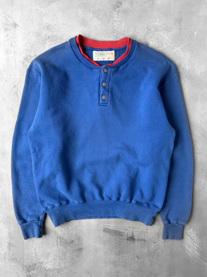 Russell Athletic x L.L.Bean Henley Sweatshirt 80's - Medium