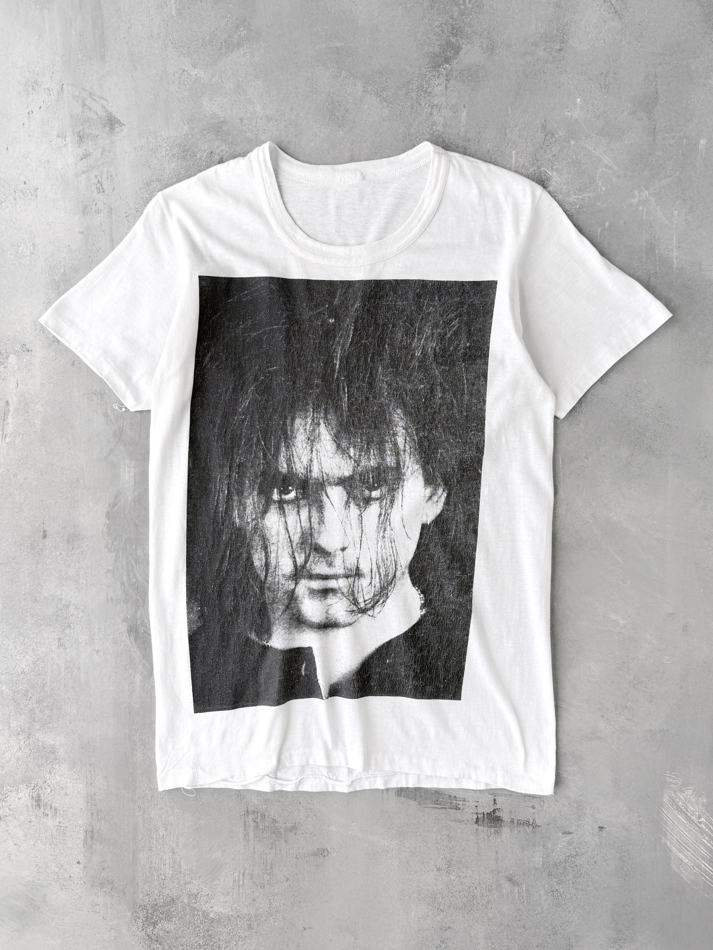 Robert Smith Portrait T-Shirt 80's - Small