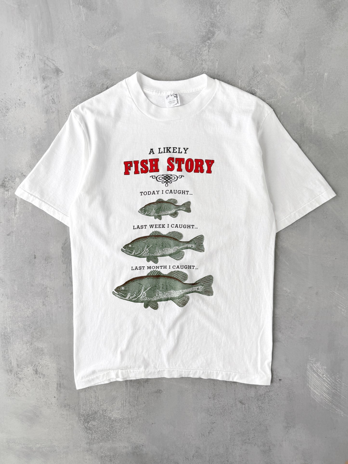 Fish Story T-Shirt 90's - Medium