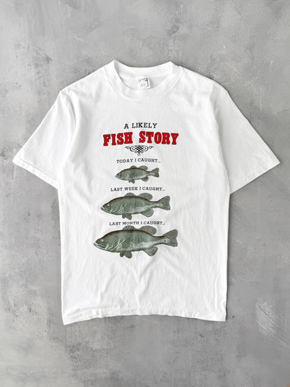 Fish Story T-Shirt 90's - Medium