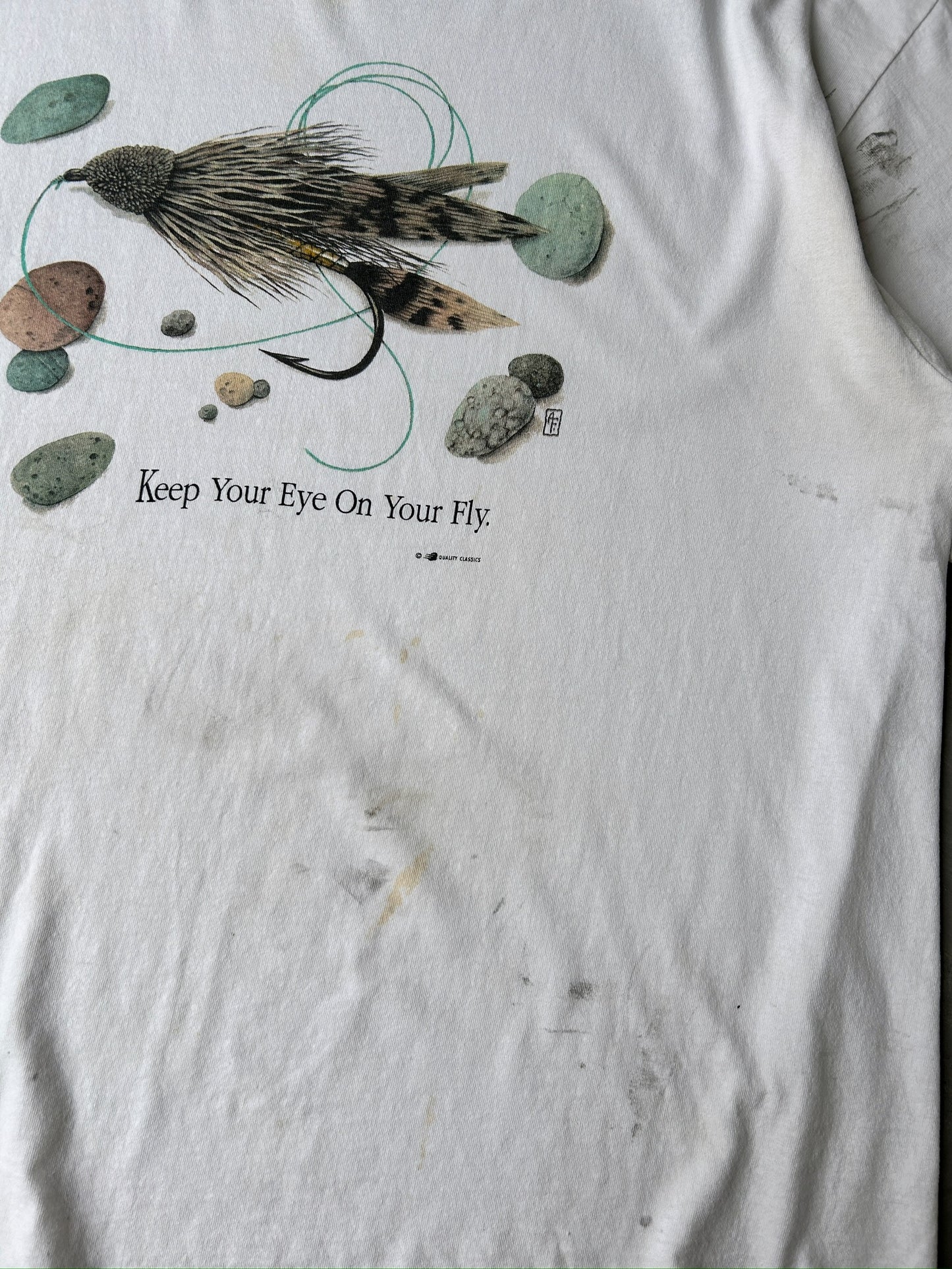 Fly Fishing T-Shirt 90's - XL / XXL