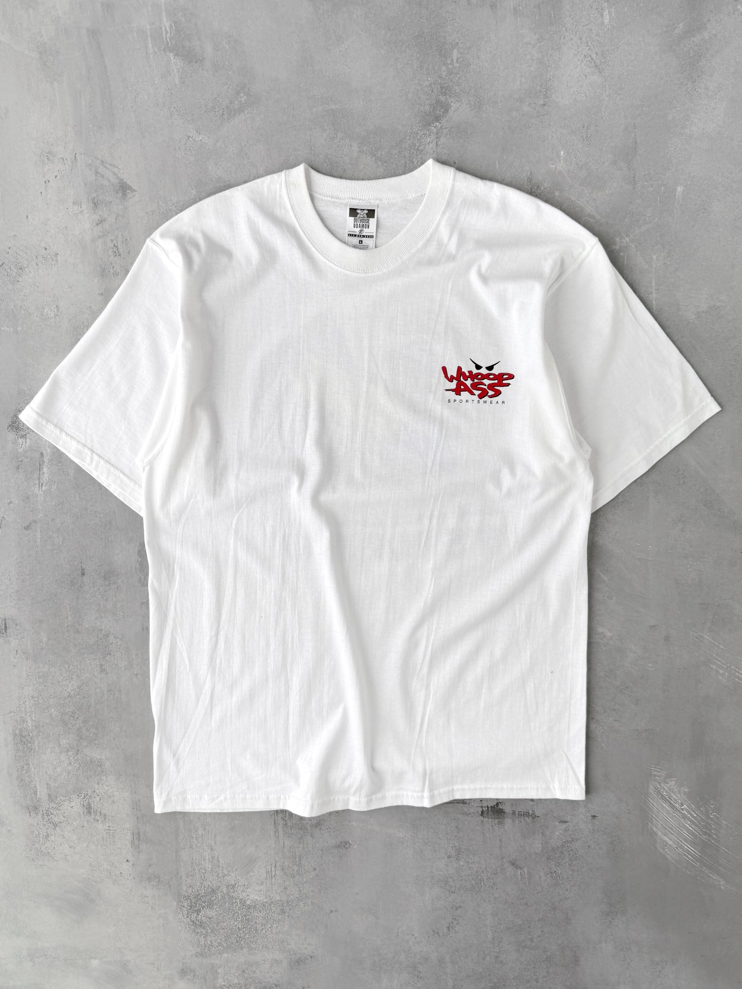 Whoop Ass Sportswear T-Shirt Y2K - Large