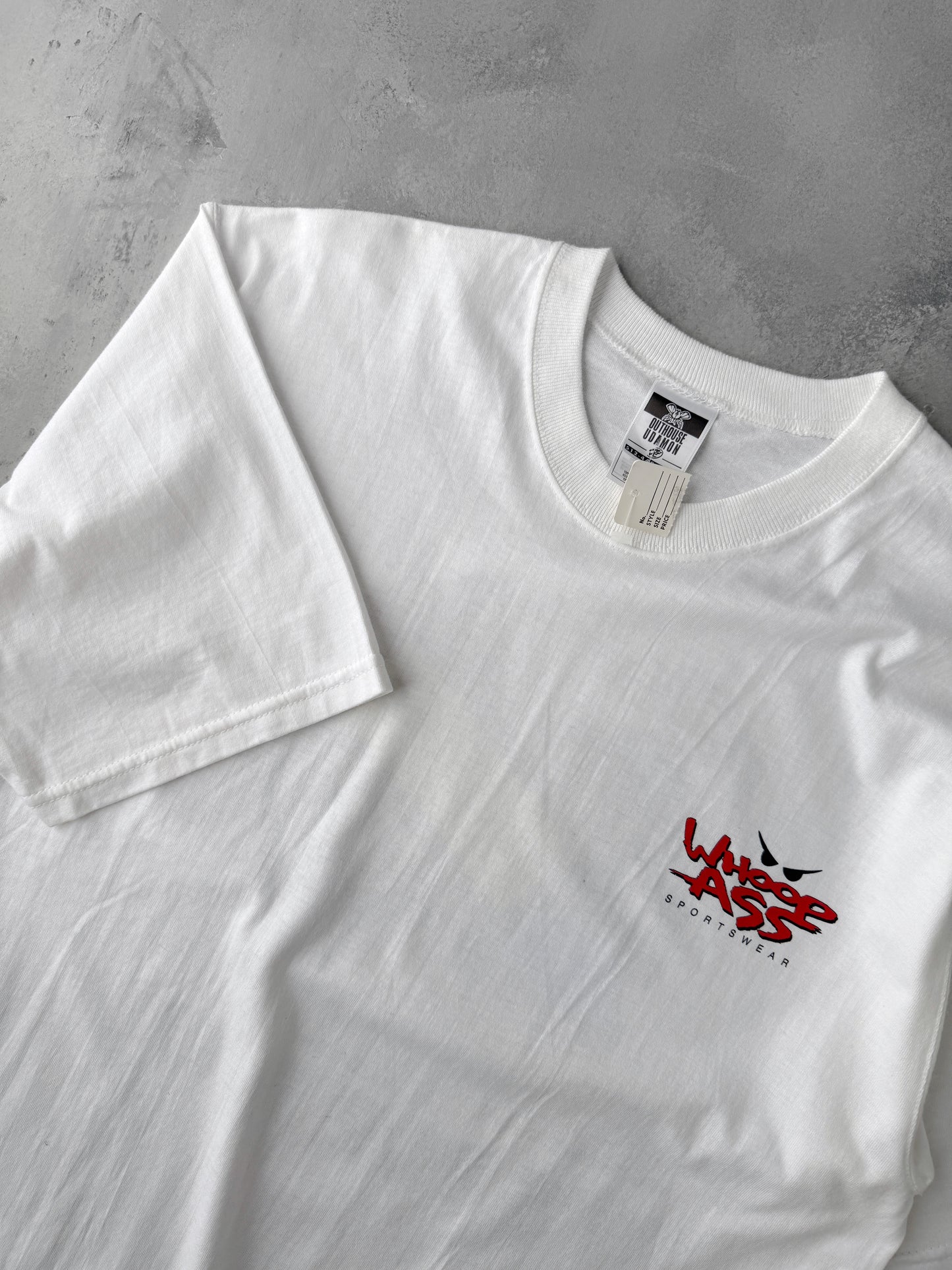 Whoop Ass Sportswear T-Shirt Y2K - Large