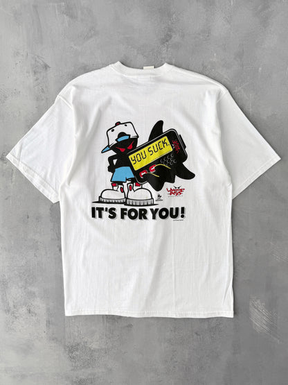 Whoop Ass Sportswear T-Shirt Y2K - Large