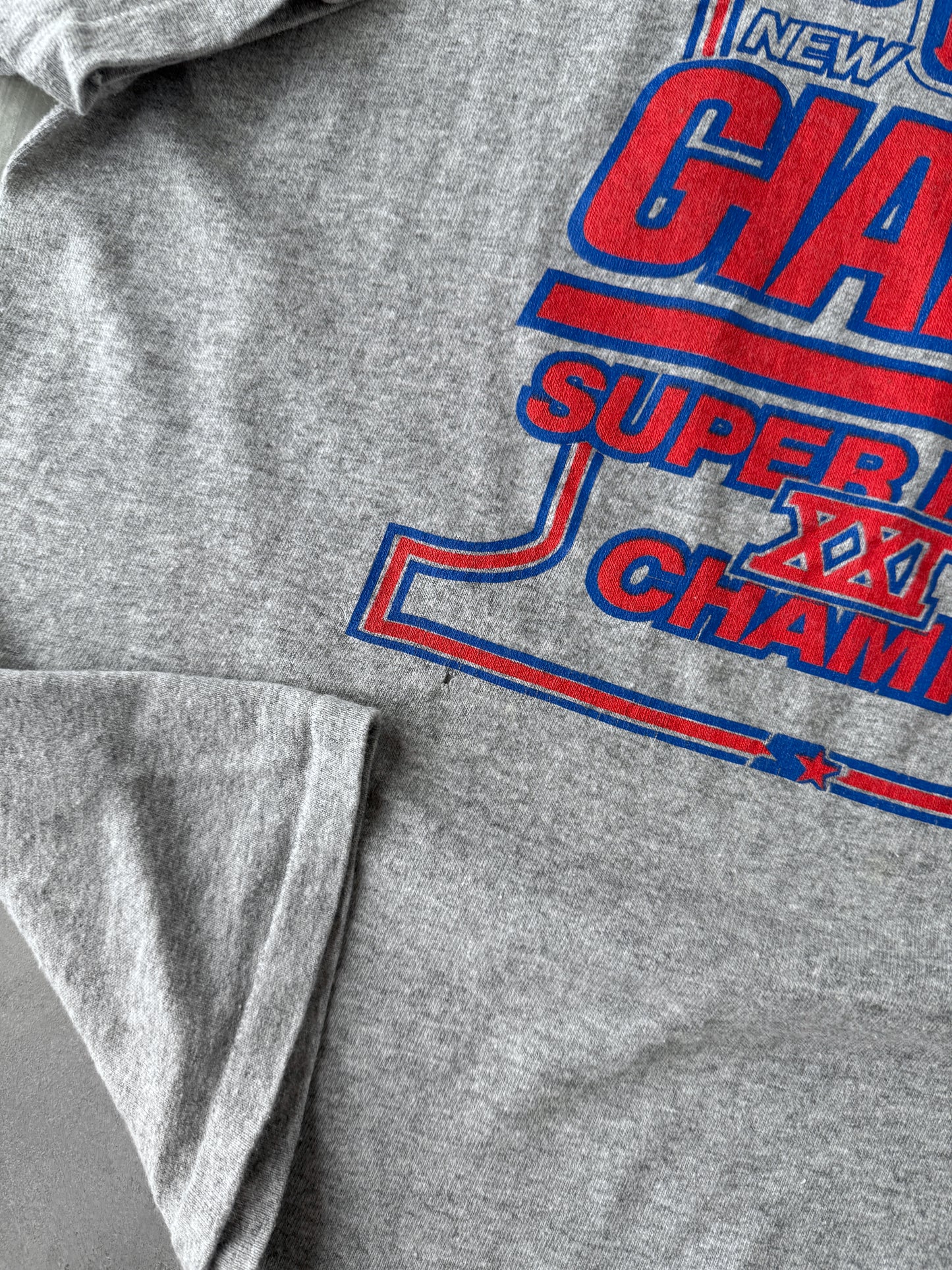 New York Giants Super Bowl T-Shirt '86  - Large
