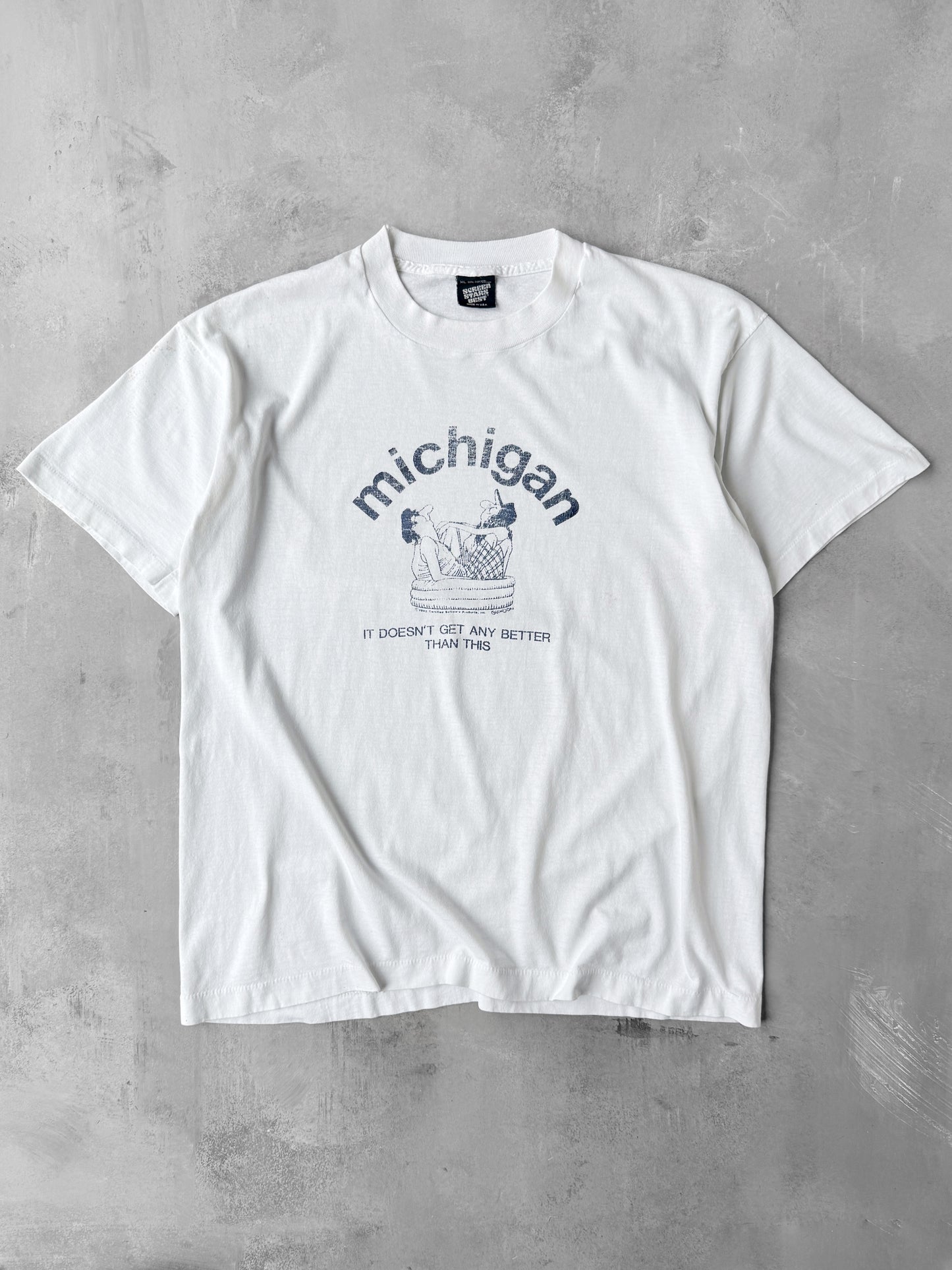 Michigan Humor T-Shirt '92 - Large