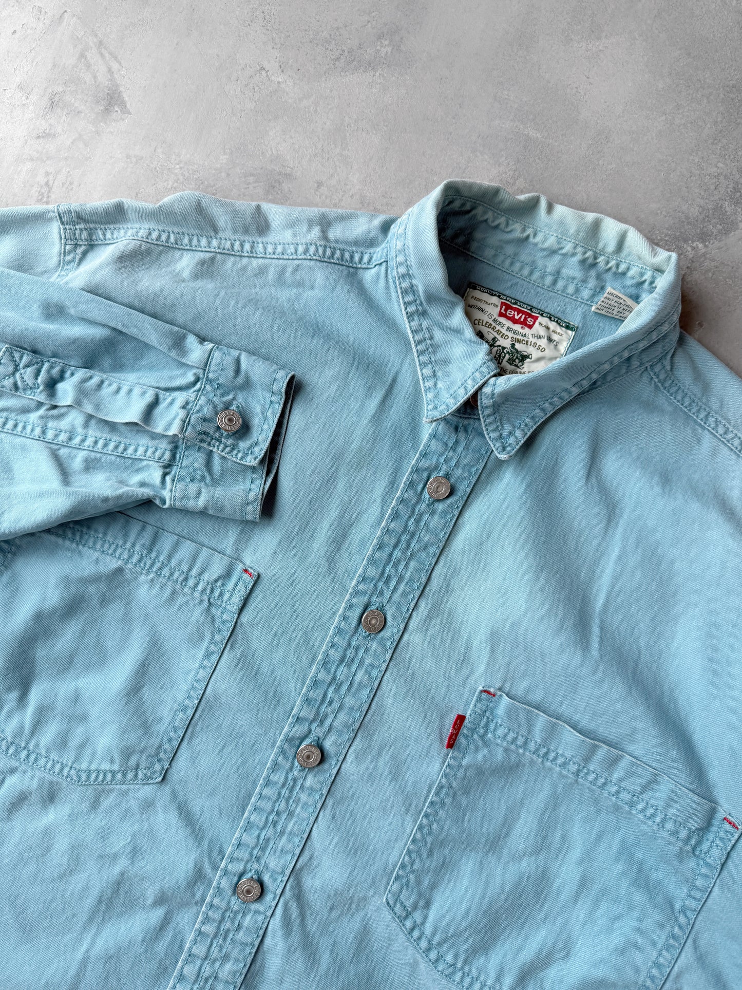 Levi's Denim Shirt Y2K - Large