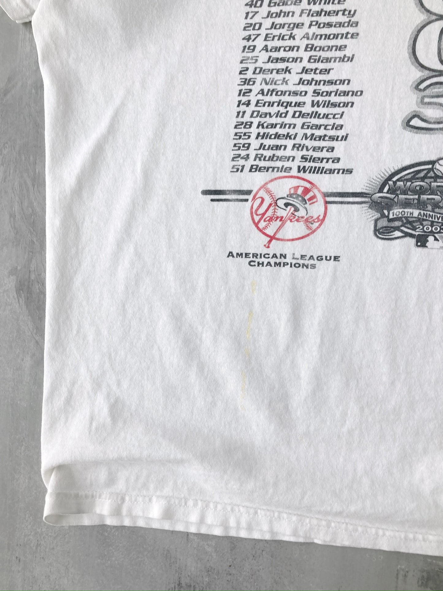 World Series T-Shirt '03 - L / XL