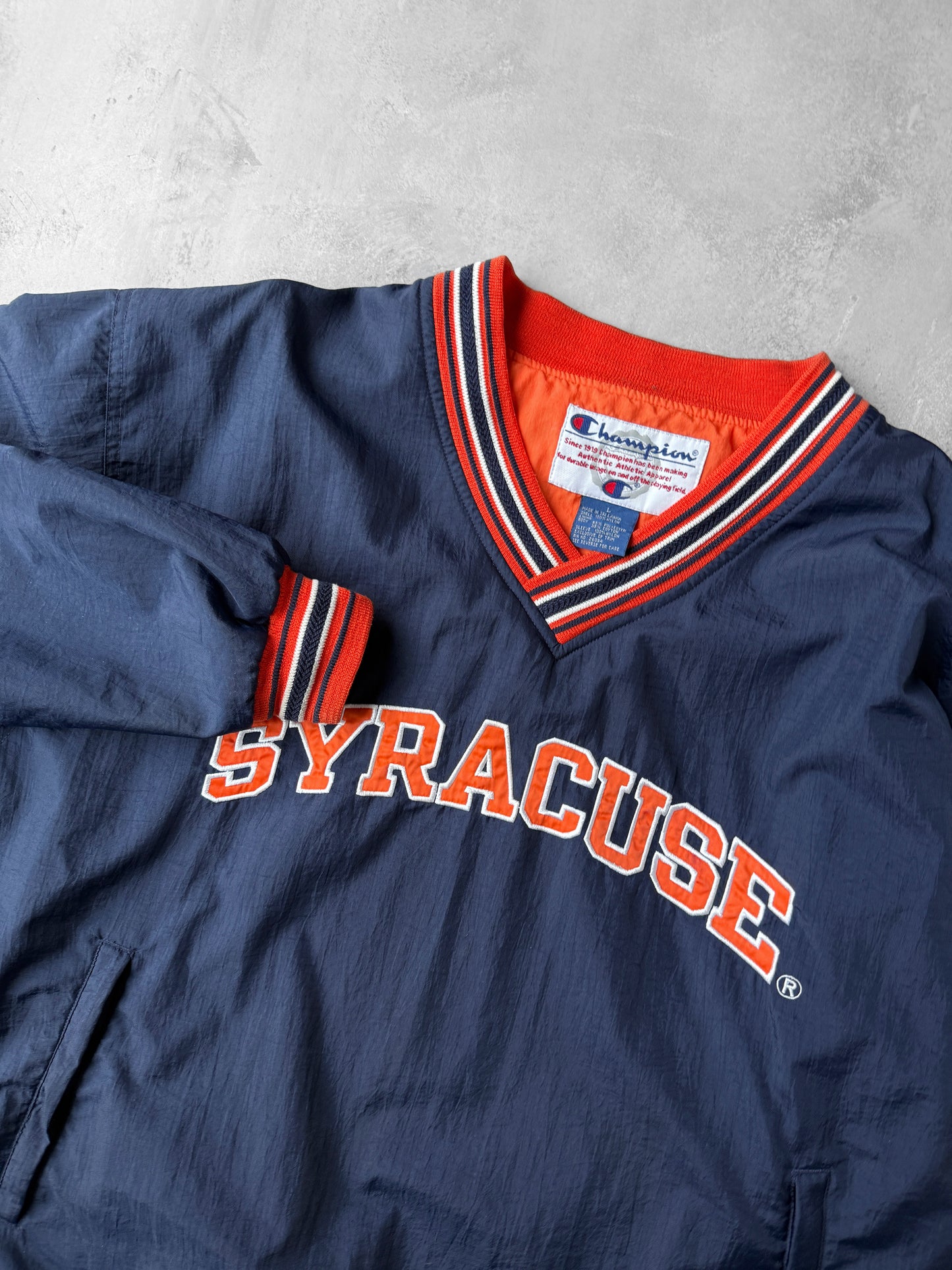 Syracuse University Pullover Jacket Y2K - Large