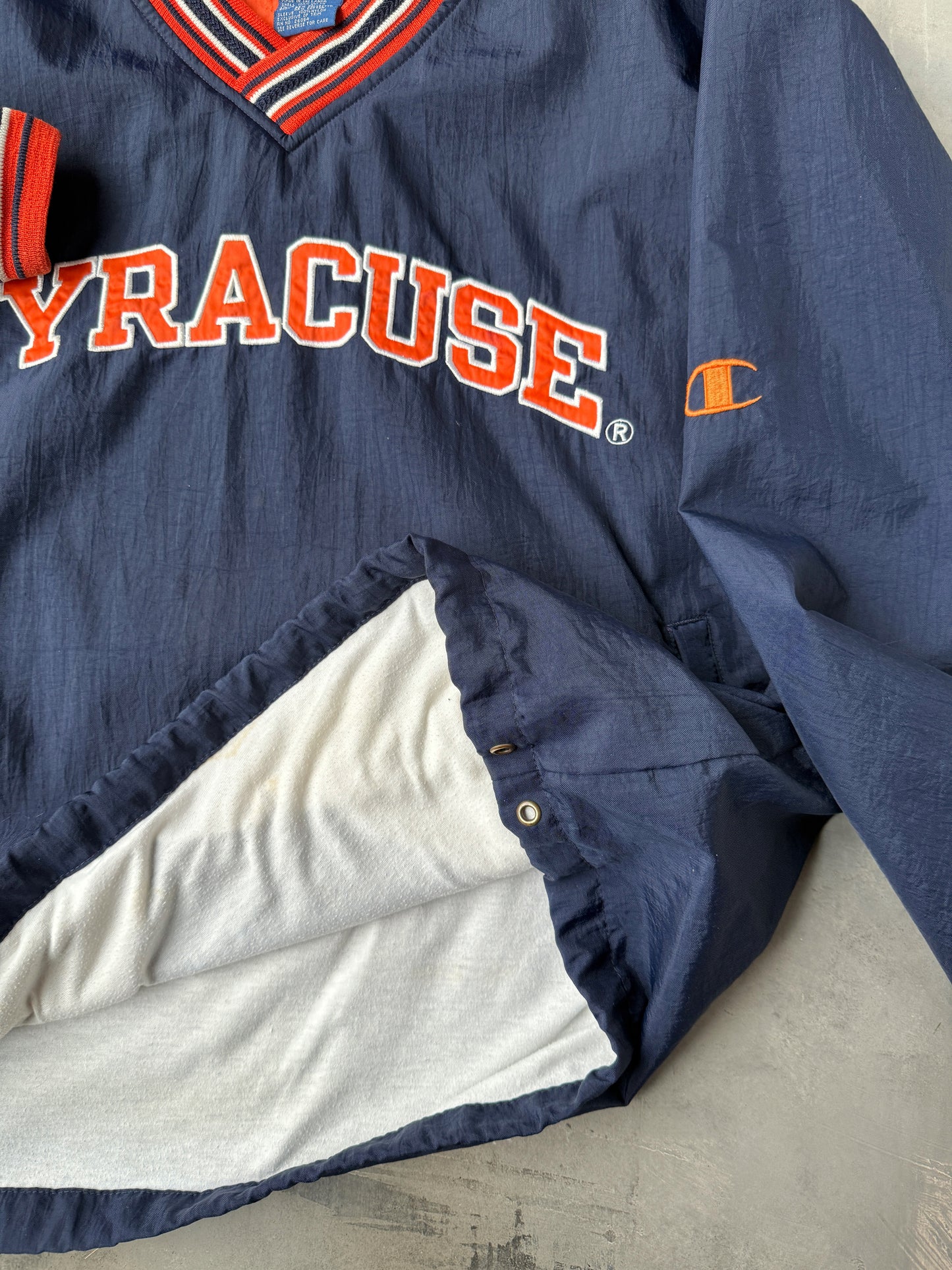 Syracuse University Pullover Jacket Y2K - Large