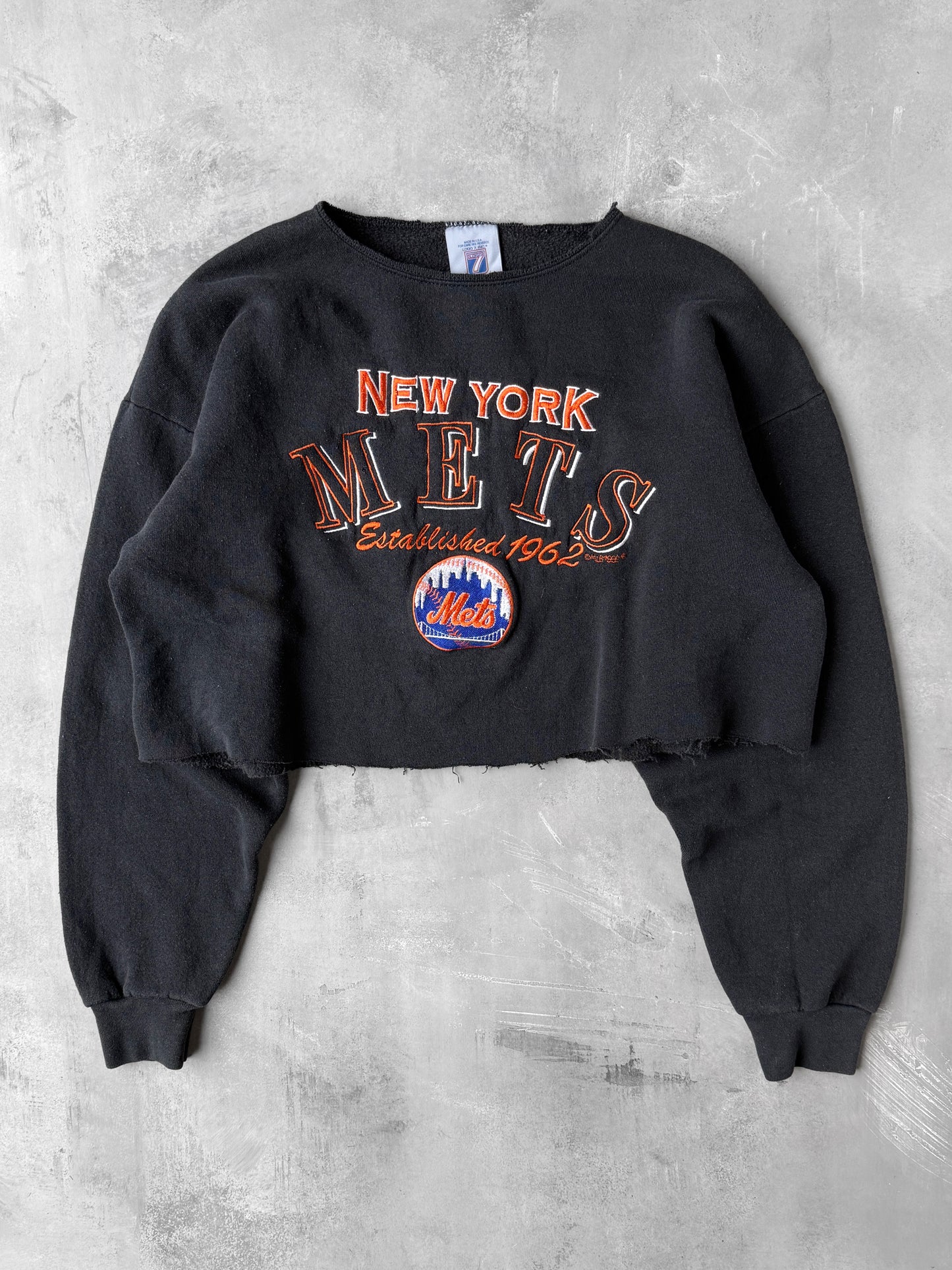 New York Mets Cropped Sweatshirt '99 - Large