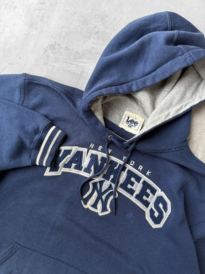 New York Yankees Hoodie Y2K - Large