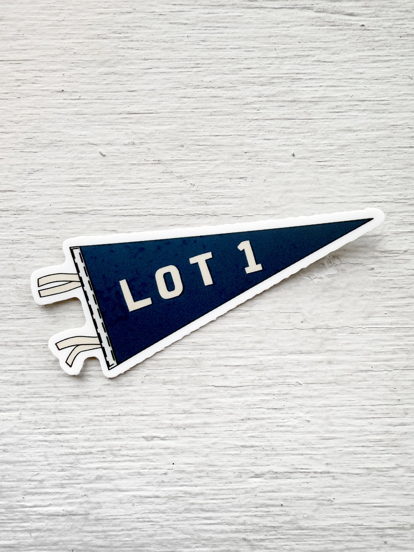 Lot 1 Pennant Sticker