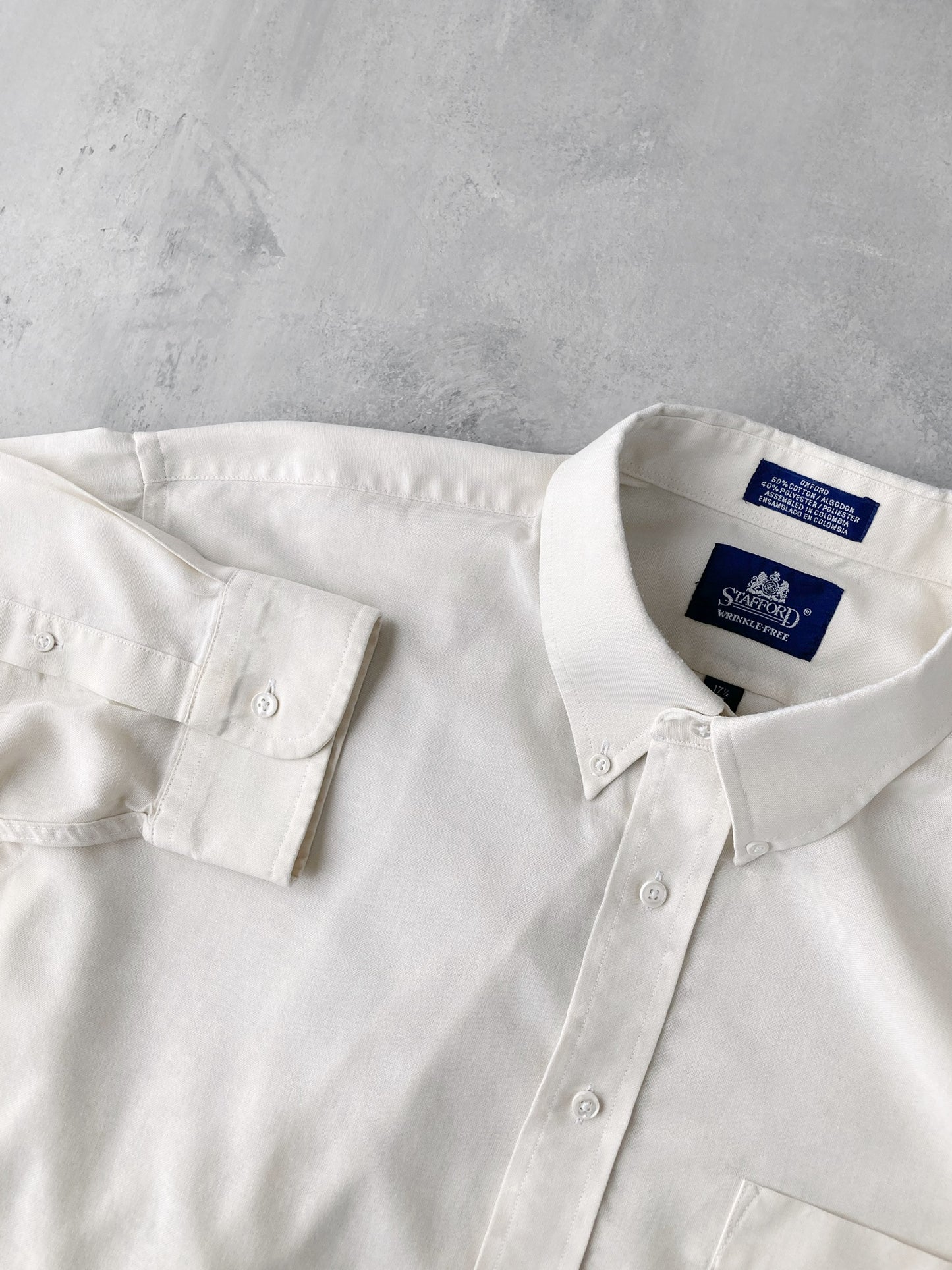 White Collared Shirt 00's - XL