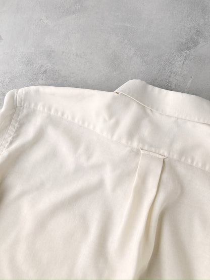 White Collared Shirt 00's - XL