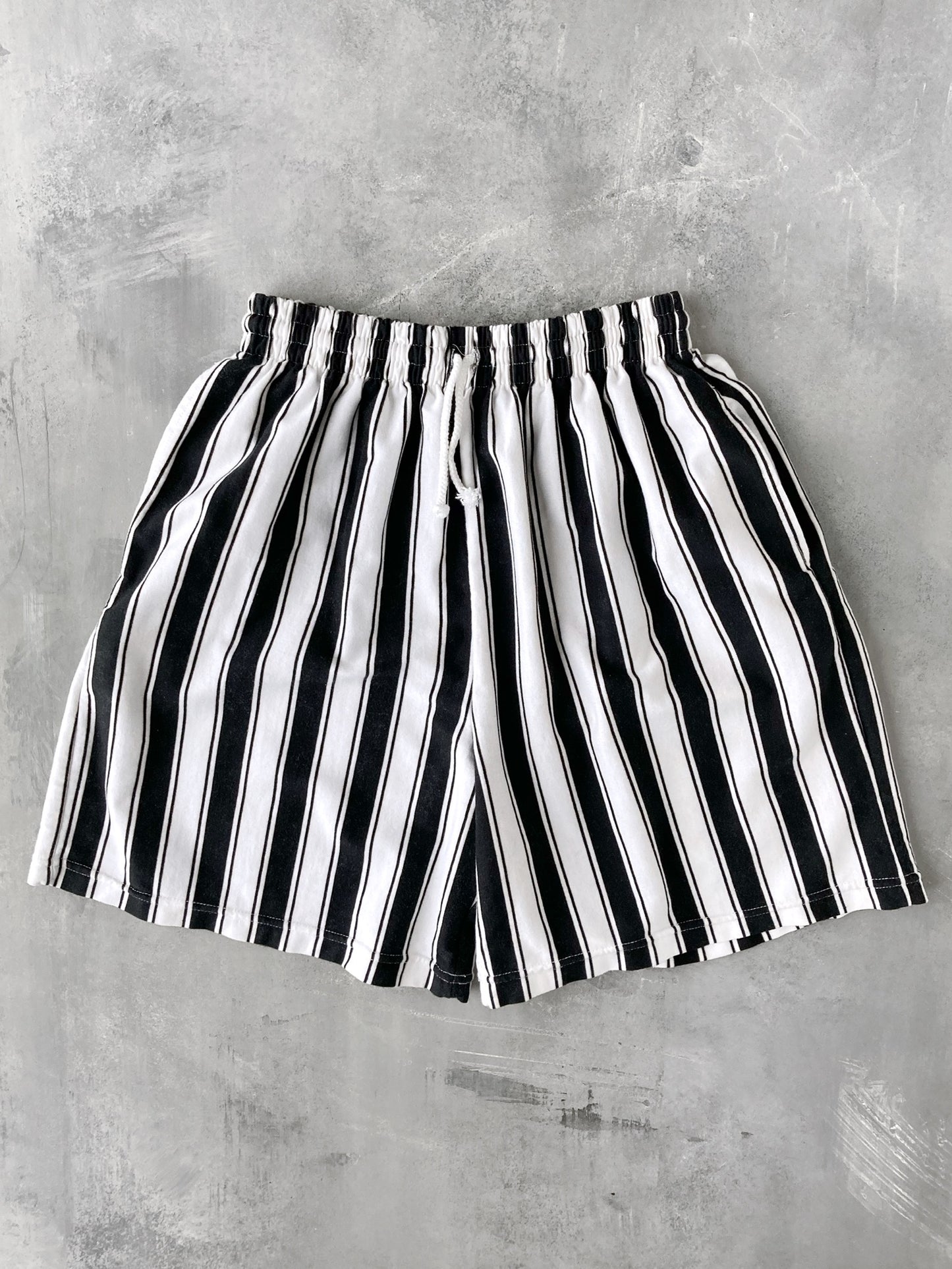 Pull-on Striped Shorts 90's - Small / Medium