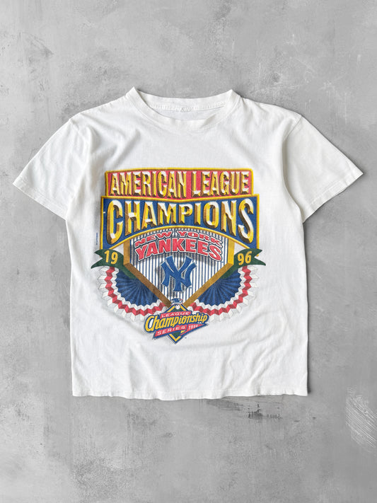 New York Yankees AL Champions T-Shirt '96 - Medium