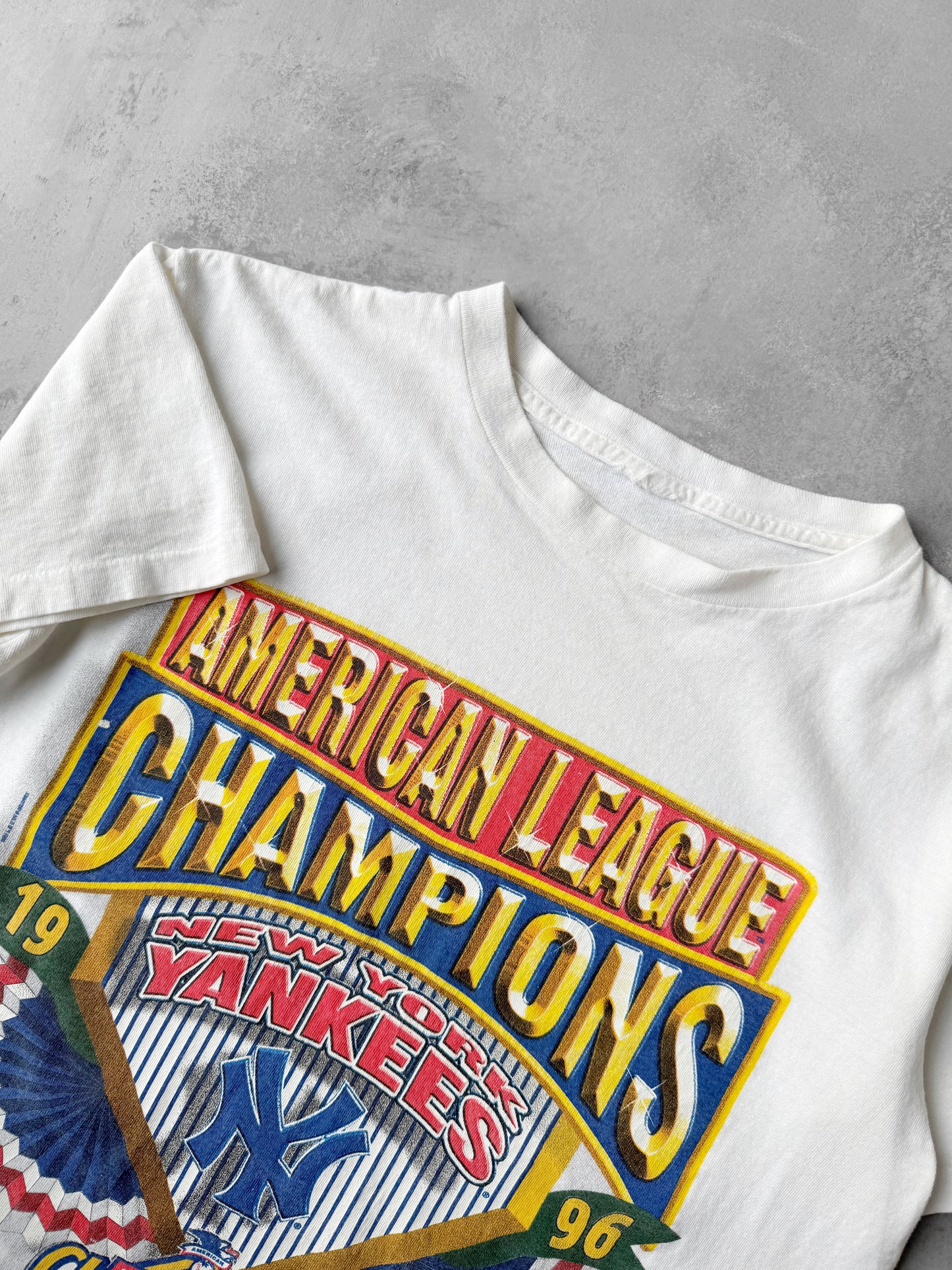New York Yankees AL Champions T-Shirt '96 - Medium