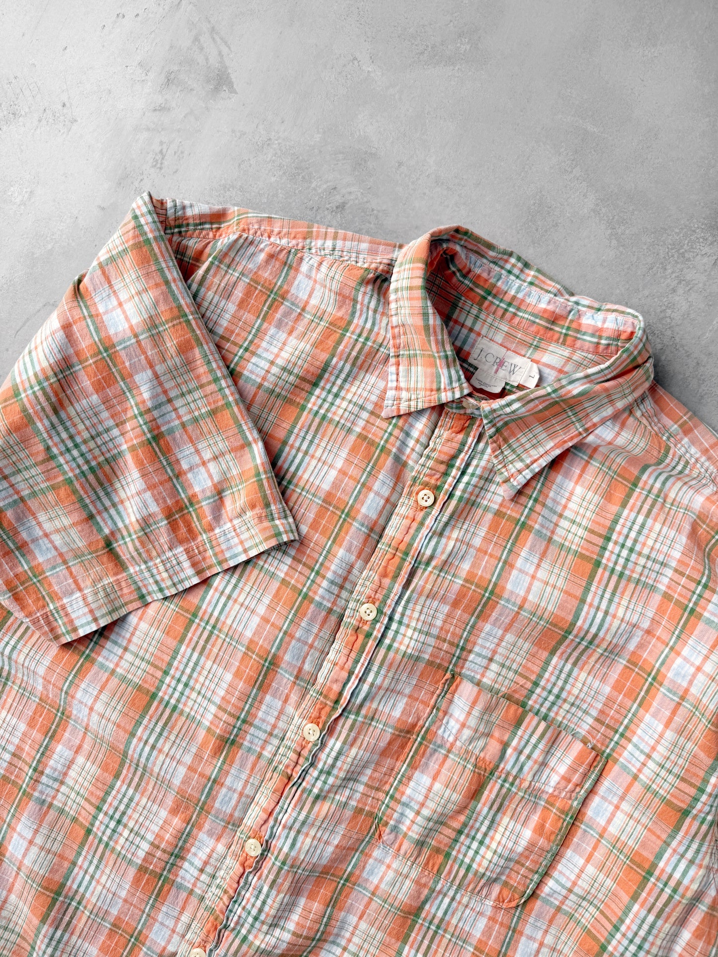 J.Crew Plaid Shirt Y2K- Large