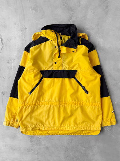 Yellow and Black Pullover Jacket 90's - XL