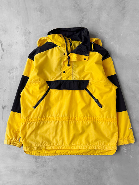 Yellow and Black Pullover Jacket 90's - XL