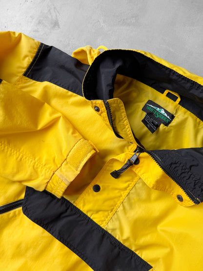 Yellow and Black Pullover Jacket 90's - XL