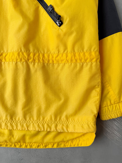 Yellow and Black Pullover Jacket 90's - XL