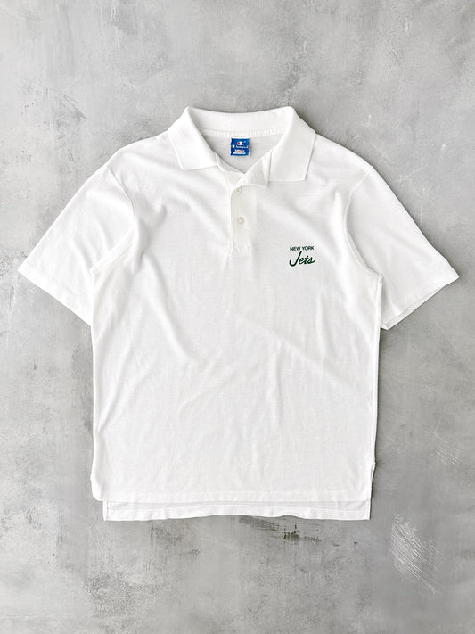 New York Jets Polo Shirt 80's - Large