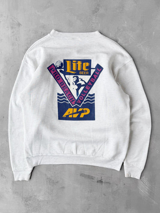 Lite Beer Volleyball Sweatshirt 90's - Large