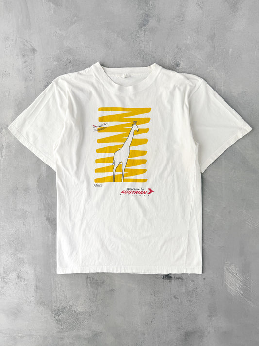 Austrian Airlines T-Shirt 90's - Medium