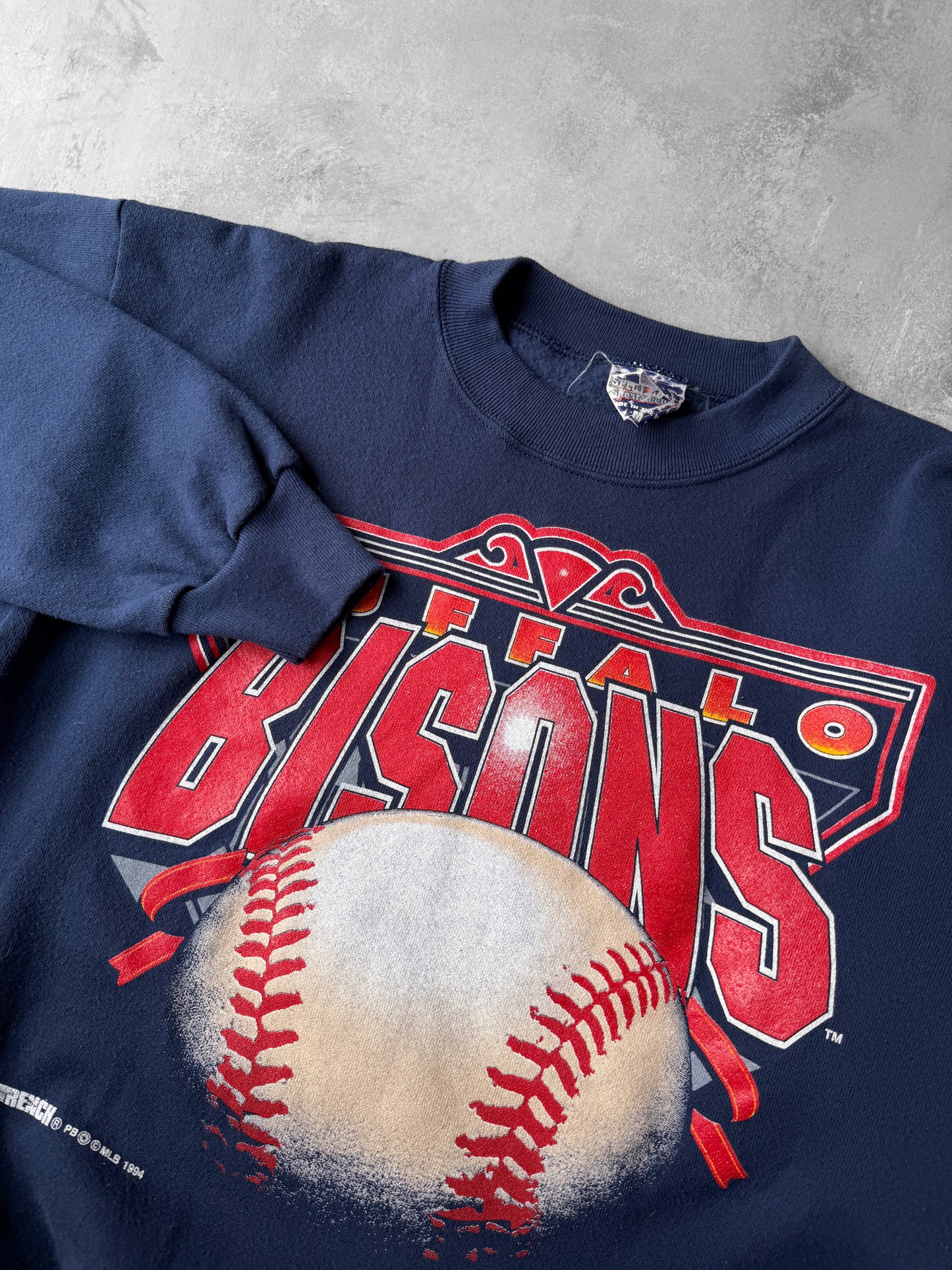 Buffalo Bisons Sweatshirt '94 - Medium