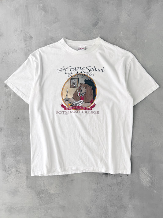 Potsdam College Crane School of Music T-Shirt '95 - XL