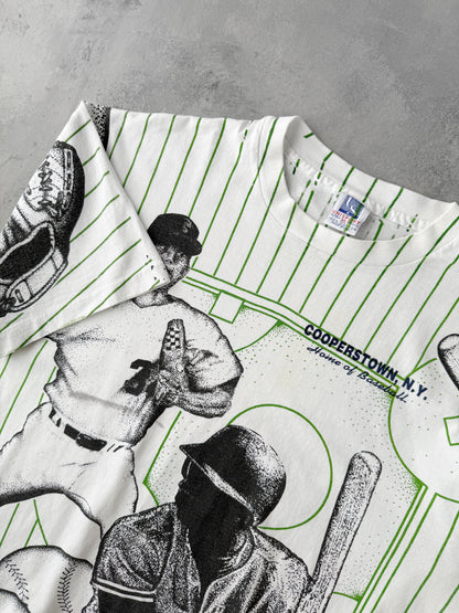 Cooperstown Baseball T-Shirt 90's - XL