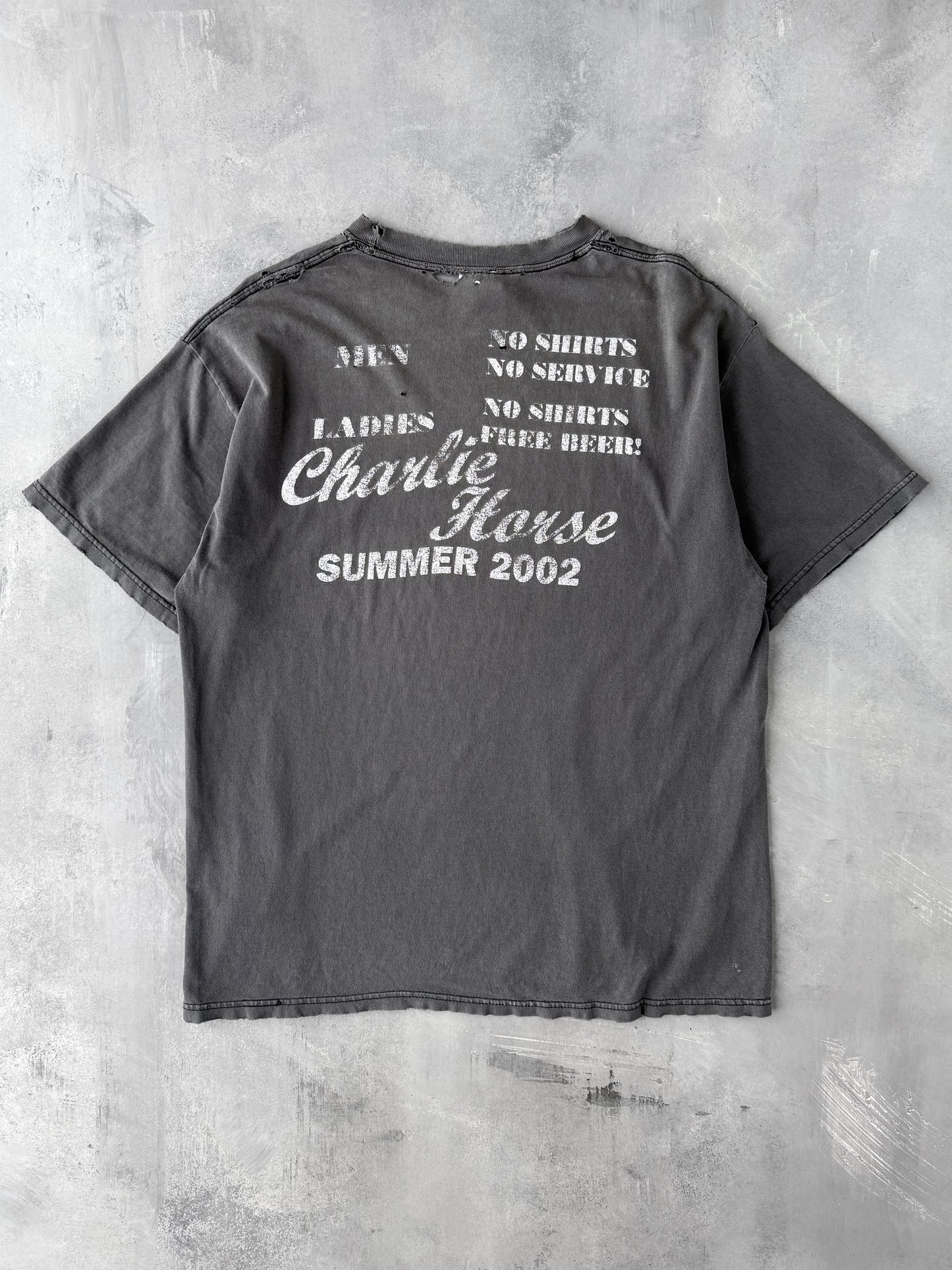 Charlie Horse Ormond Beach T-Shirt '02 - Large