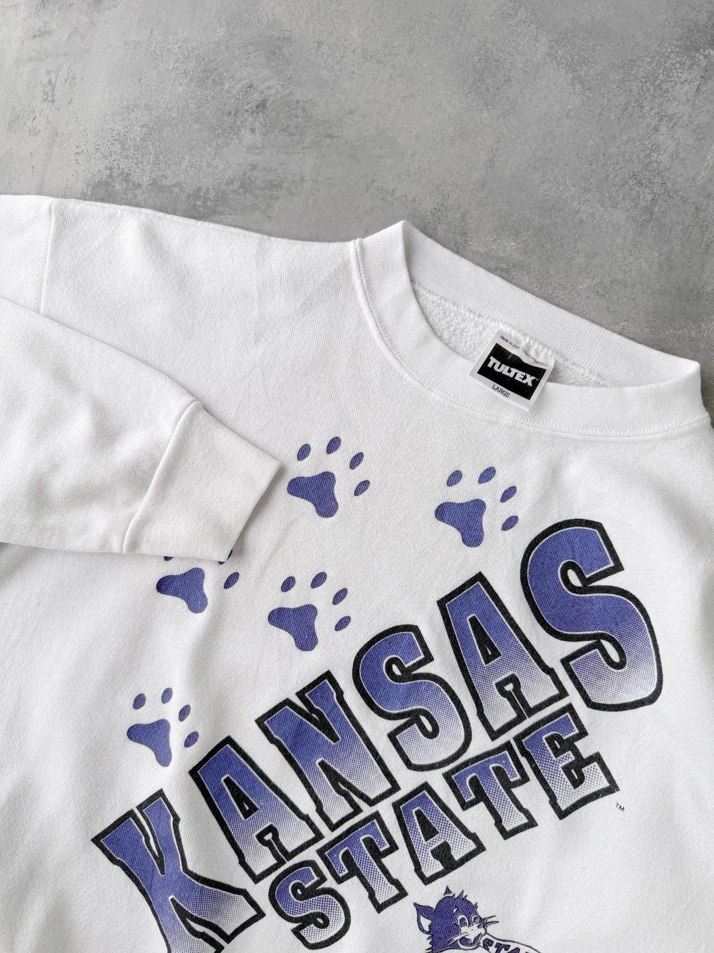 Kansas State University Sweatshirt 90's - Medium / Large