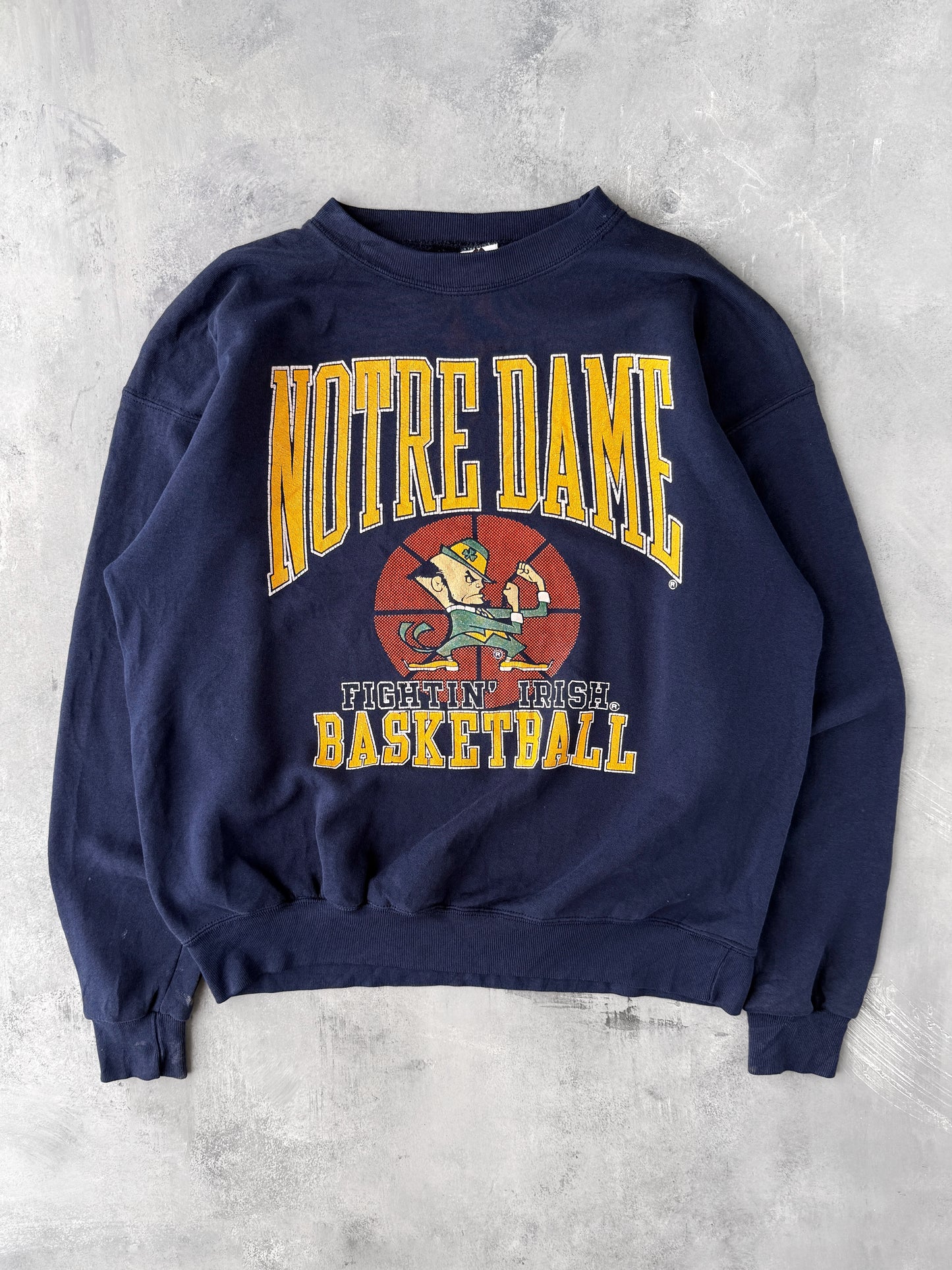 Notre Dame Basketball Sweatshirt 90's - XL