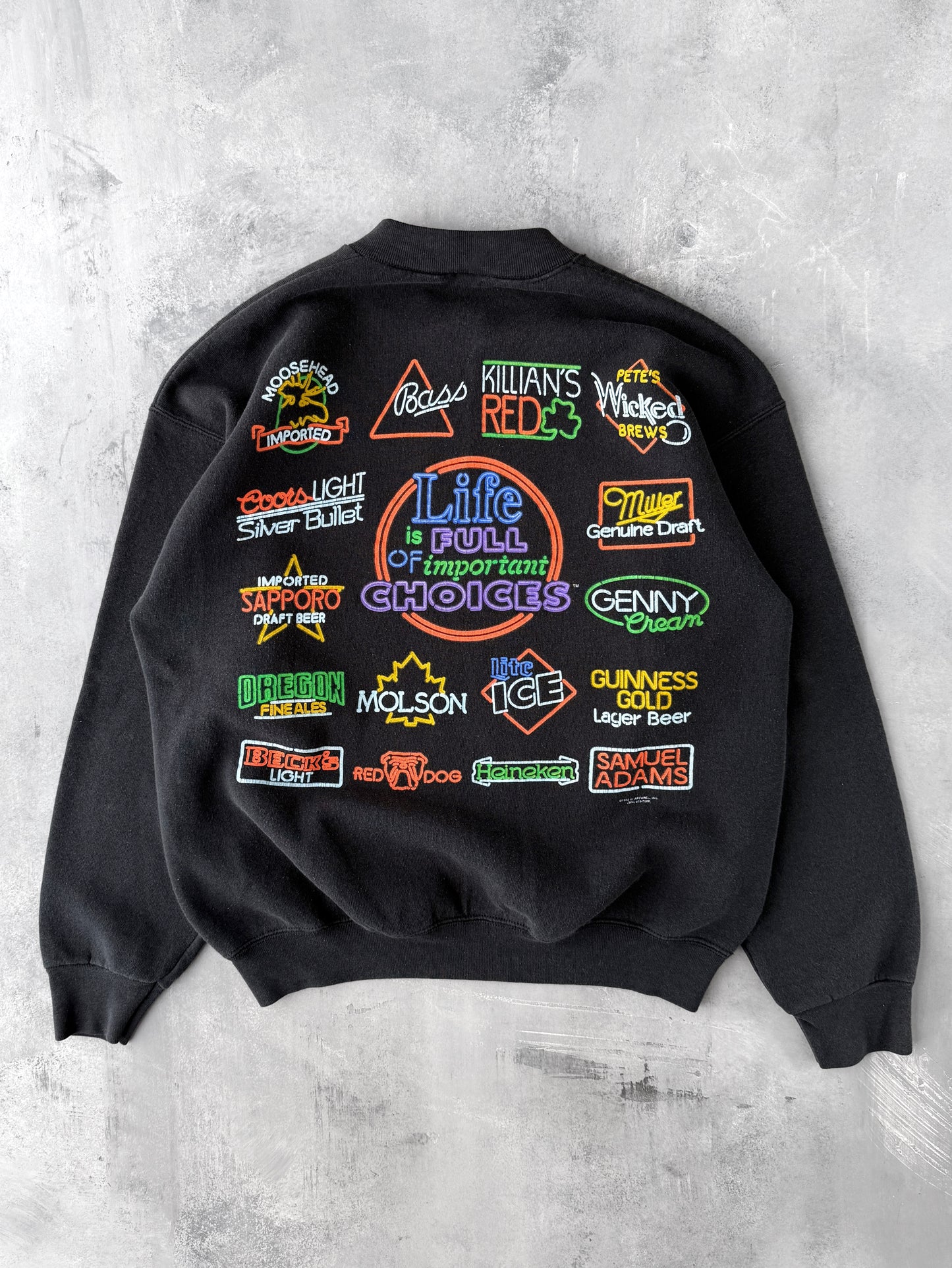 Important Choices Beer Sweatshirt '96 - Medium