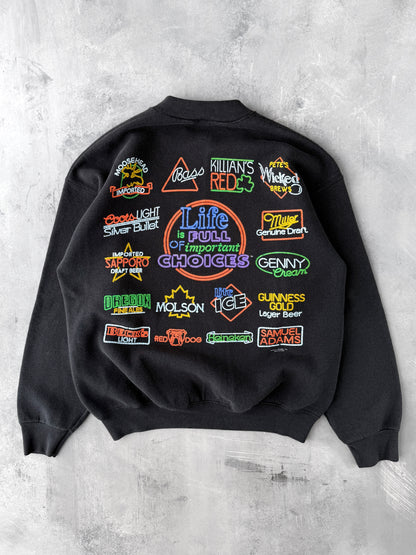 Important Choices Beer Sweatshirt '96 - Medium