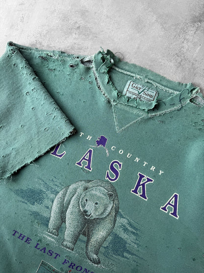 Thrashed Alaska Sweatshirt 90's - Large