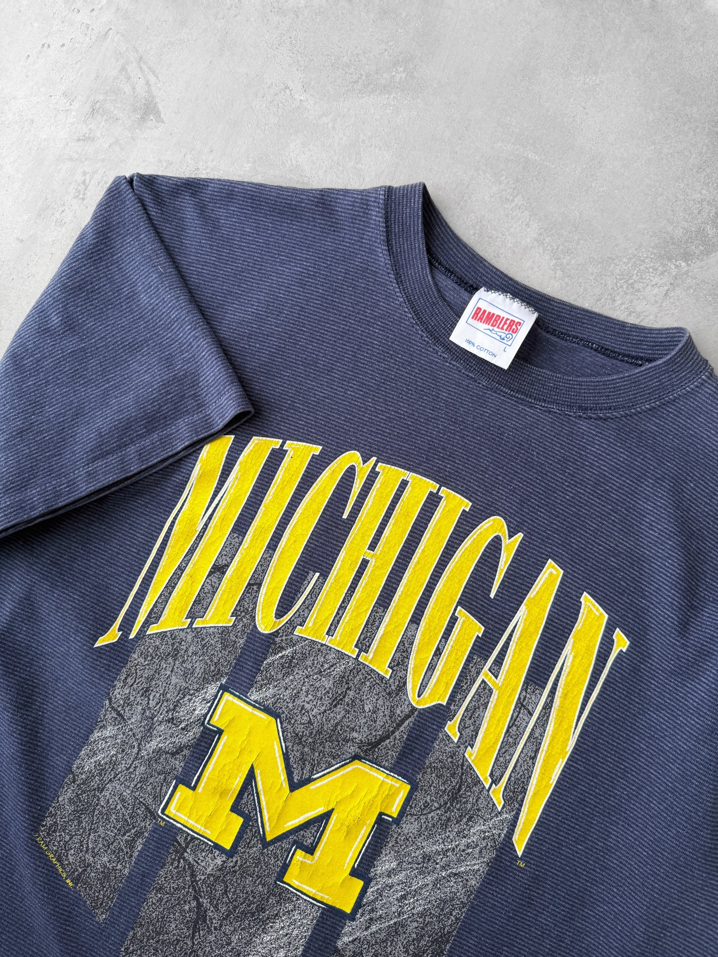 University of Michigan T-Shirt 90's - Large